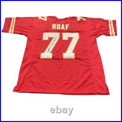 Willie Roaf HOF 2012 Autographed Jersey Red CHIEFS Jersey COA TRISTAR MINT