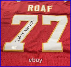 Willie Roaf HOF 2012 Autographed Jersey Red CHIEFS Jersey COA TRISTAR MINT