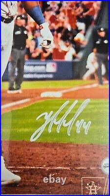 YORDAN ALVAREZ HOUSTON ASTROS AUTOGRAPHED 8x10 PHOTO WITH COA