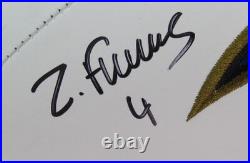 Zay Flowers Autographed Baltimore Ravens Logo Football Beckett 181144